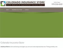 Tablet Screenshot of coloradoinsurancestore.com